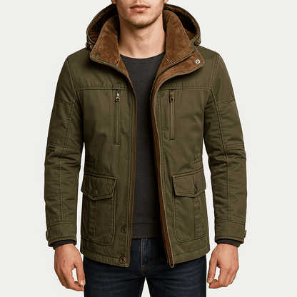 Doudoune Homme à Capuche Imperméable