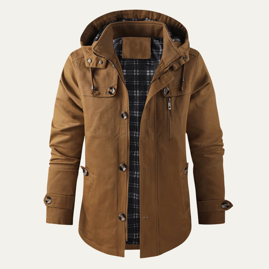 Doudoune Homme Hiver à Capuche Imperméable - PanierRoyale