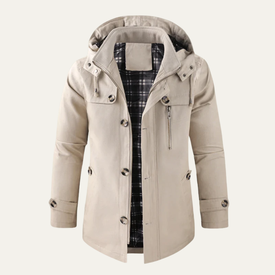 VogeLuxe | Parka utilitaire d'hiver à capuche pour homme 5