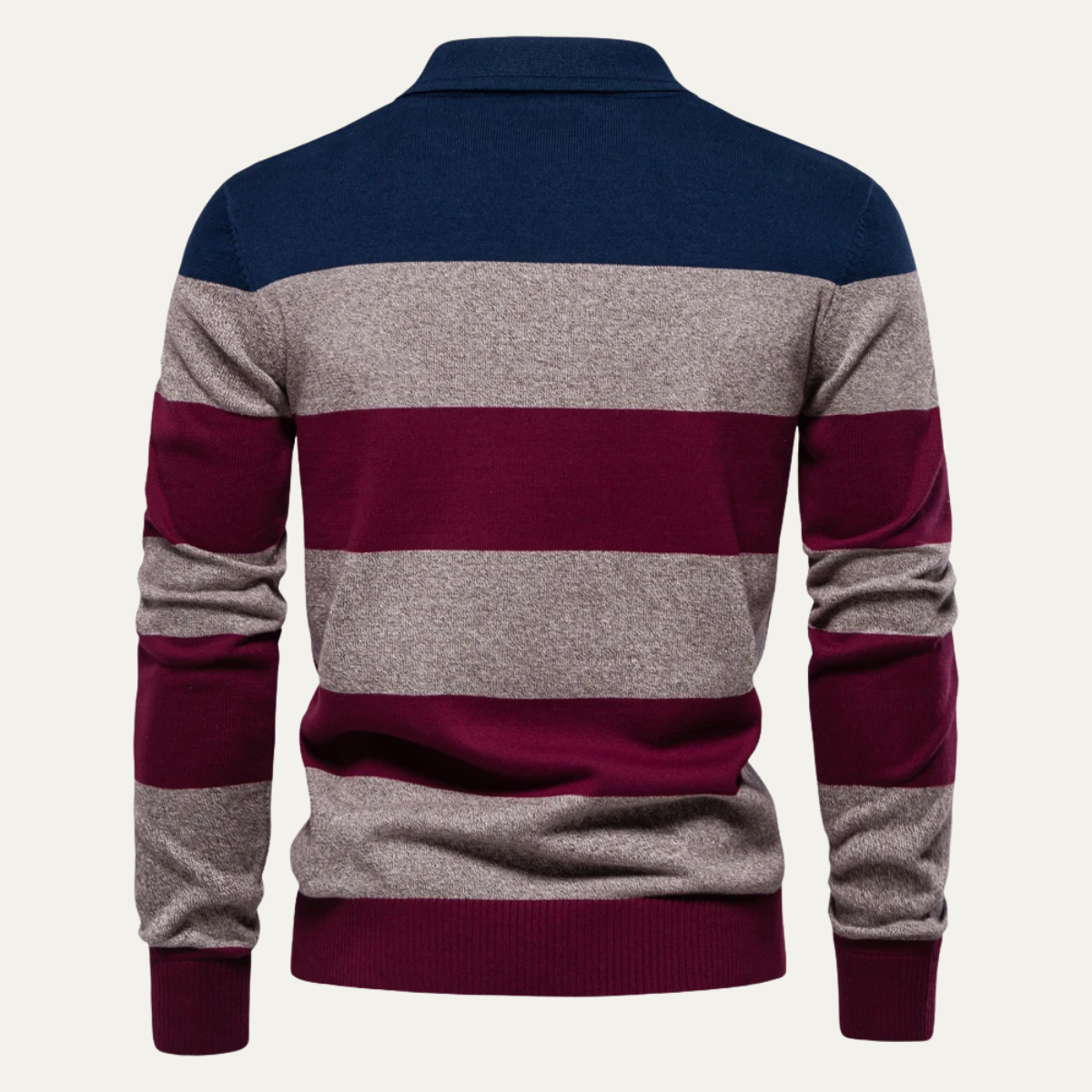 VogeLuxe | Polo en maille color-block pour homme 2