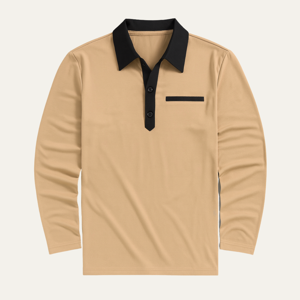 VogeLuxe | Polo homme à col contrastant 1