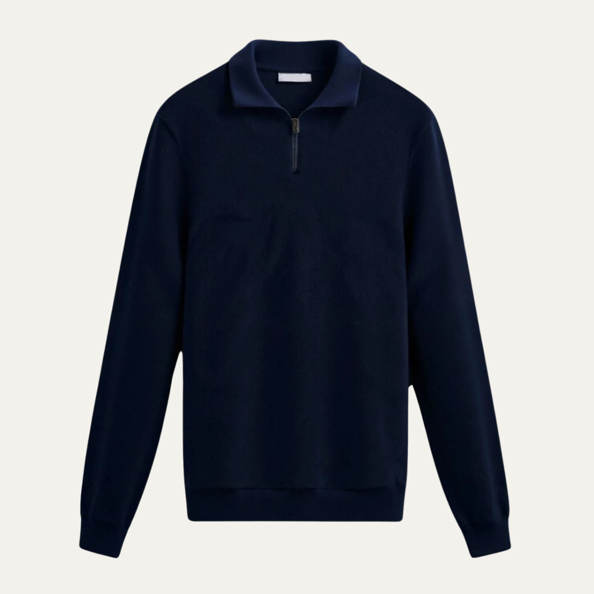 VogeLuxe | Polo zippé en maille texturée pour homme 6