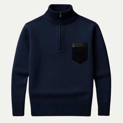 VogeLuxe | Pull-over élégant à col montant pour homme 2
