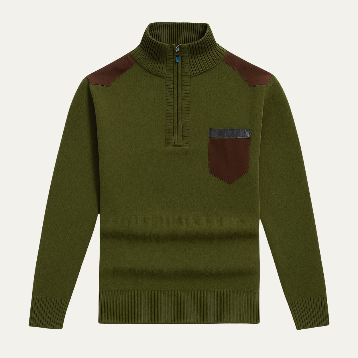 VogeLuxe | Pull-over élégant à col montant pour homme 4