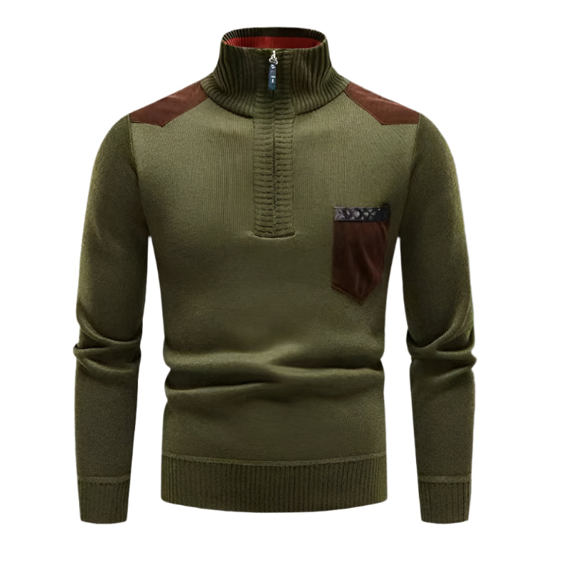 VogeLuxe | Pull-over élégant à col montant pour homme 6