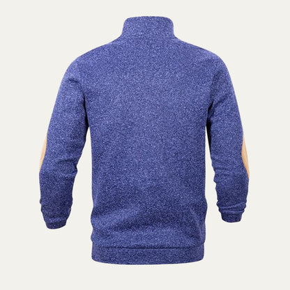 VogeLuxe | Pull-over quart de longueur à col pression pour homme 3