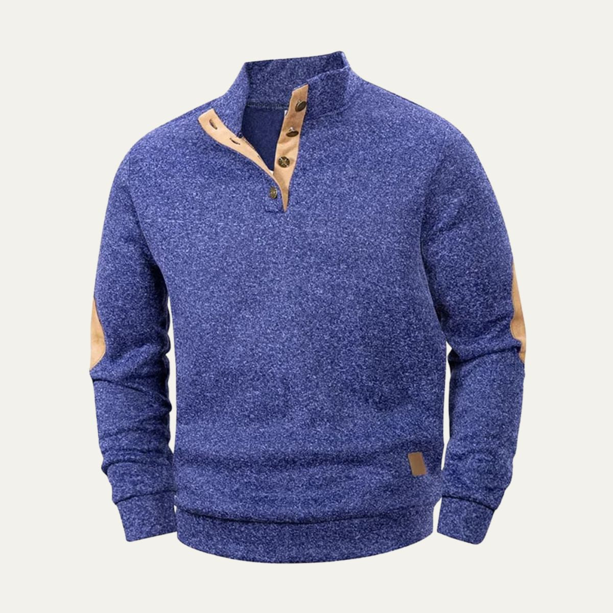 VogeLuxe | Pull-over quart de longueur à col pression pour homme 6