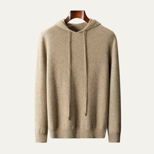 VogeLuxe | Pull à capuche en maille fine pour homme 0