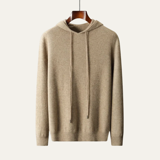 VogeLuxe | Pull à capuche en maille fine pour homme 0
