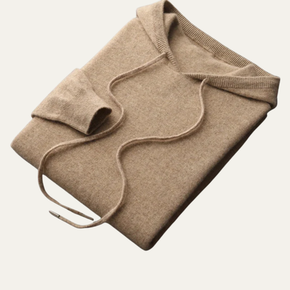 VogeLuxe | Pull à capuche en maille fine pour homme 4