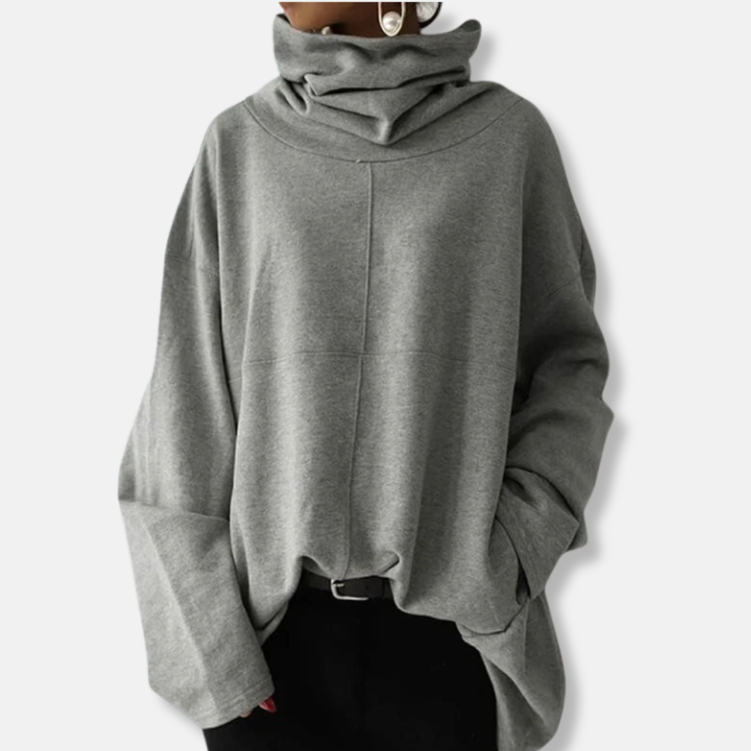 Pull Femme Col Châle Oversize Doux - PanierRoyale