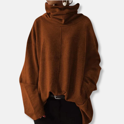 VogeLuxe | Pull à col châle volumineux pour femme 2
