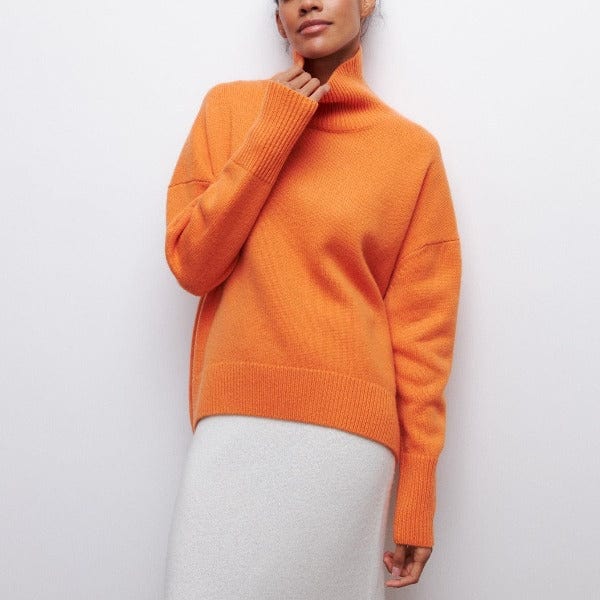 VogeLuxe | Pull à col cheminée oversize pour femme 3