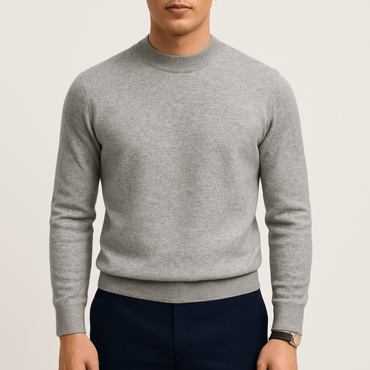 Pull Homme Col Montant Élégant et Confortable - PanierRoyale