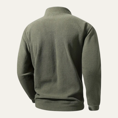 VogeLuxe | Pull à col montant zippé pour homme 8