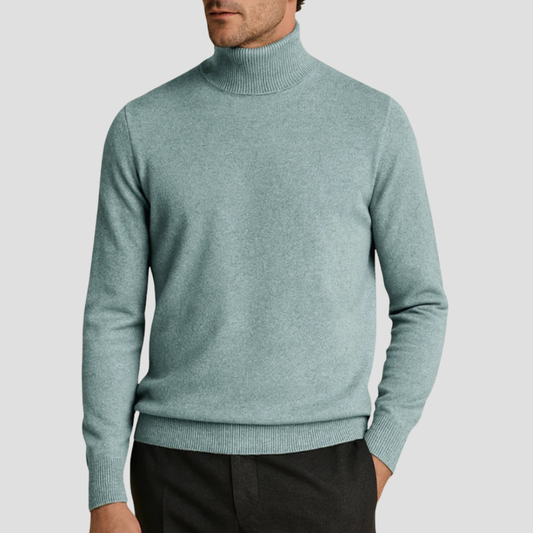VogeLuxe | Pull à col roulé ajusté classique pour homme 0