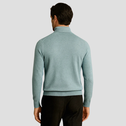 VogeLuxe | Pull à col roulé ajusté classique pour homme 3
