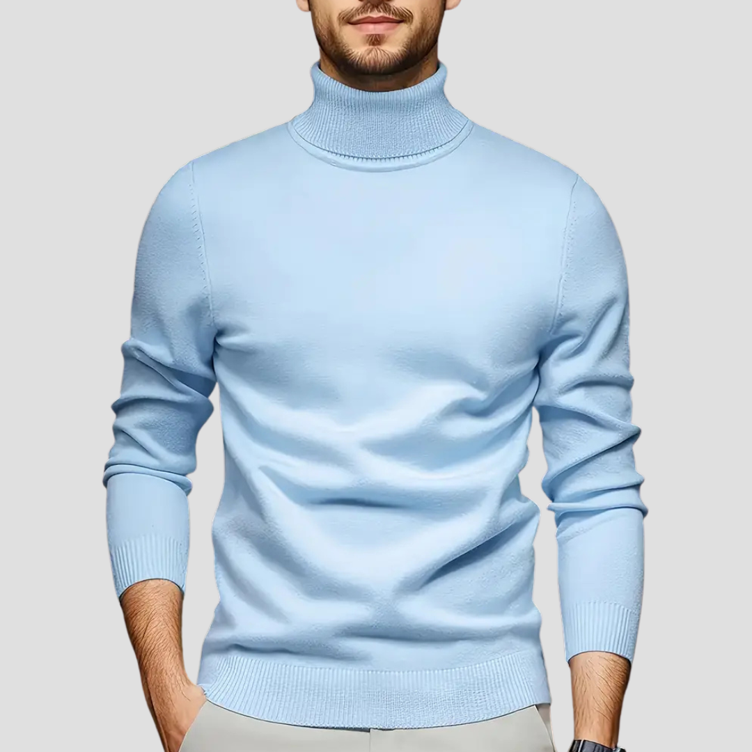 Pull Homme Col Roulé Slim et Chic - PanierRoyale
