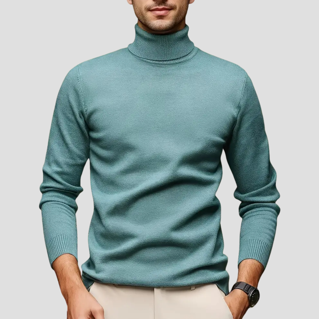 Pull Homme Col Roulé Slim et Chic
