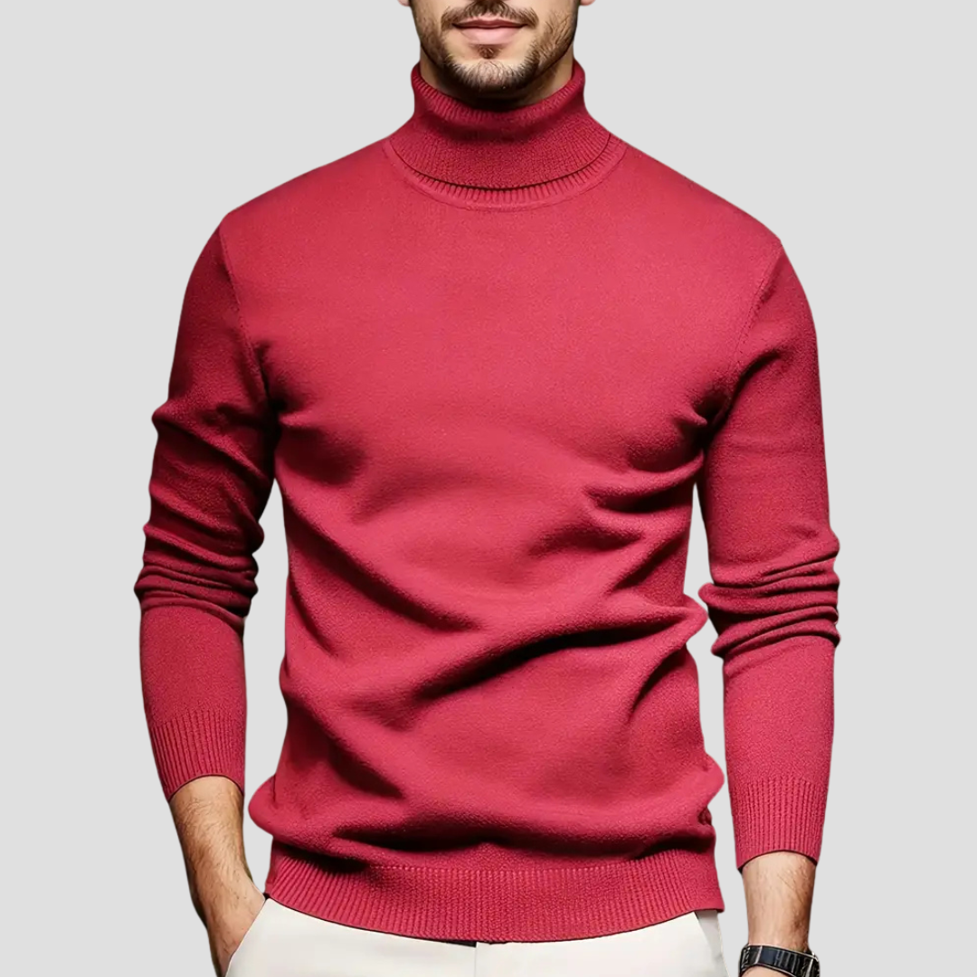 Pull Homme Col Roulé Slim et Chic