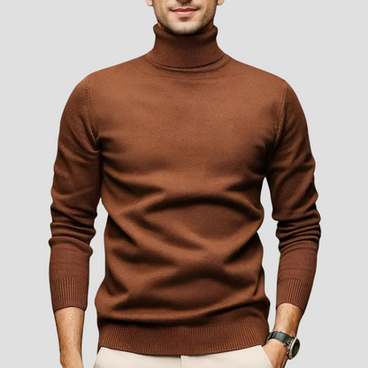 Pull Homme Col Roulé Slim et Chic