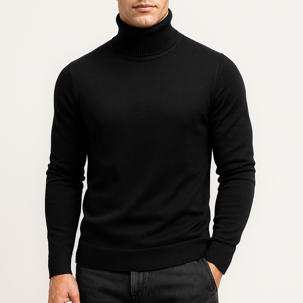 VogeLuxe | Pull à col roulé chaud pour homme 4