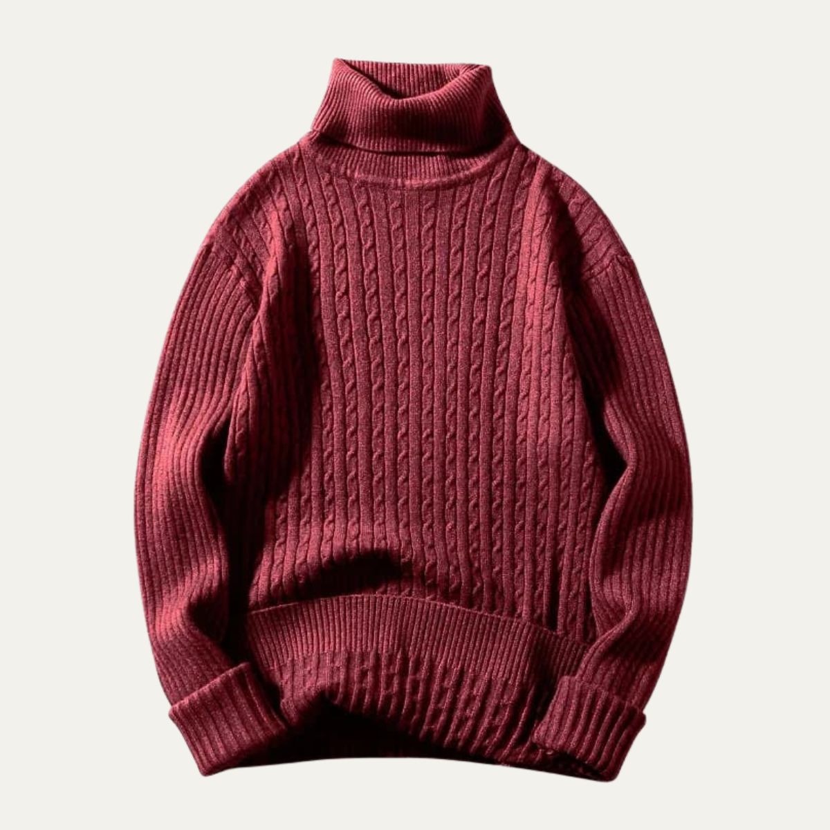 Pull Homme Côtelé Élastique et Confortable
