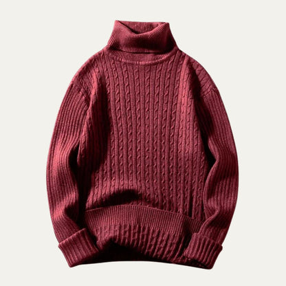 Pull Homme Côtelé Élastique et Confortable
