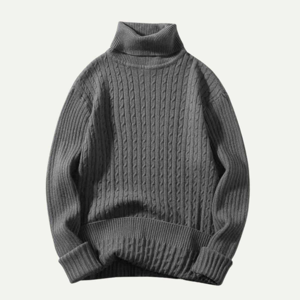 Pull Homme Côtelé Élastique et Confortable