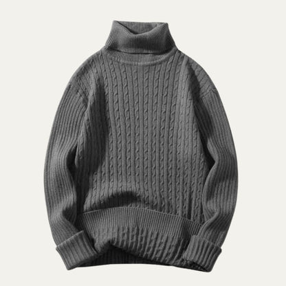 Pull Homme Côtelé Élastique et Confortable