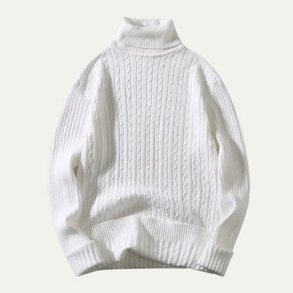 Pull Homme Côtelé Élastique et Confortable