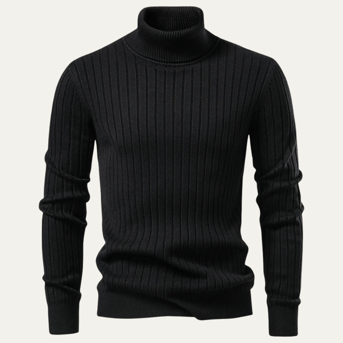 Pull Côtelé Slim Fit Homme Moderne