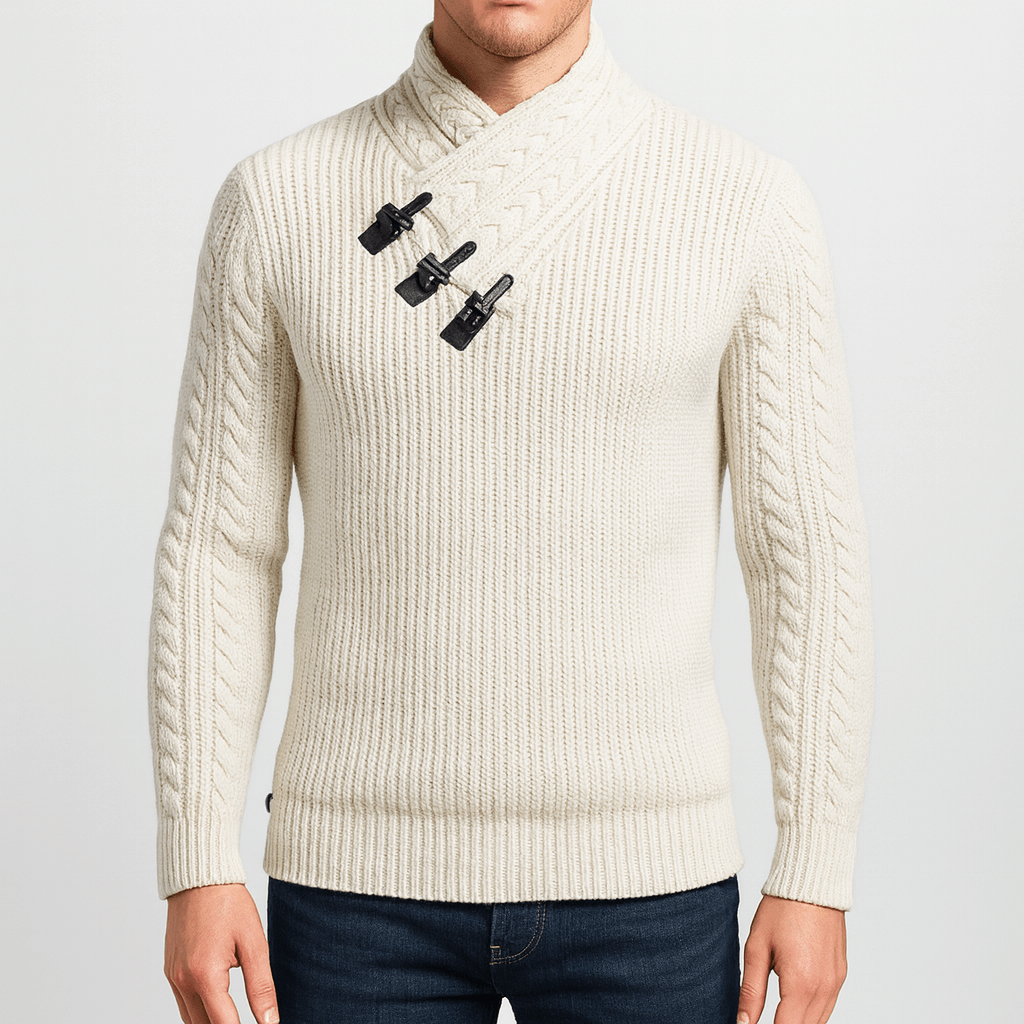 Pull Homme Col Roulé en Laine Douce - PanierRoyale