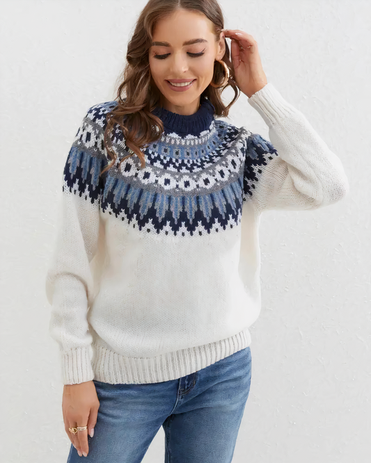 Pull Femme Col Roulé Grosse Maille Chaud et Confortable - PanierRoyale