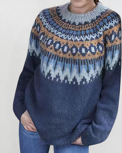 Pull Femme Col Roulé Grosse Maille Chaud et Confortable