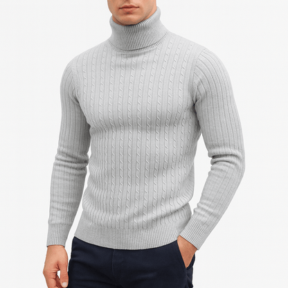 VogeLuxe | Pull à col roulé épais pour homme 1