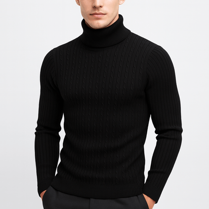 VogeLuxe | Pull à col roulé épais pour homme 3