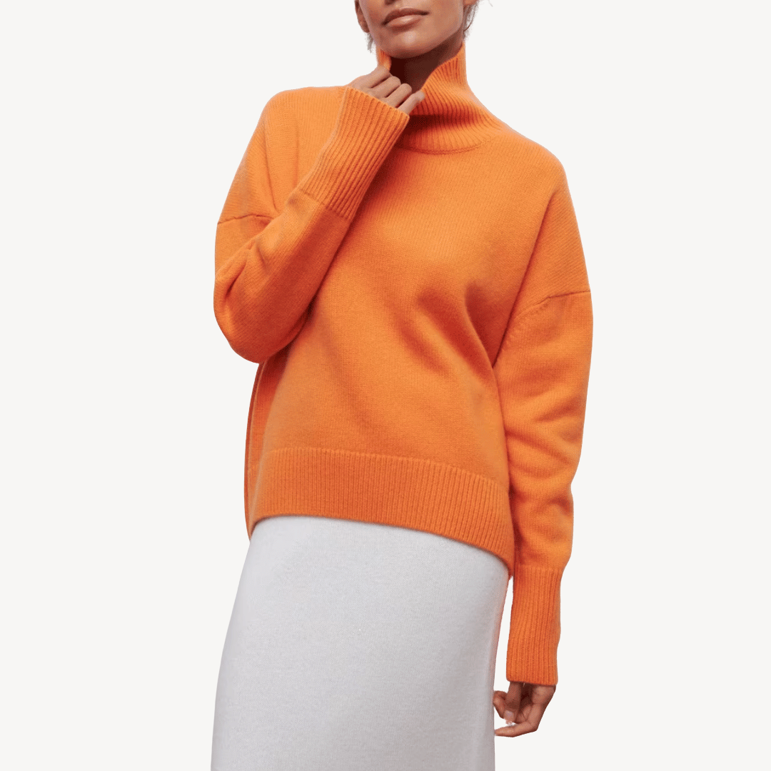 VogeLuxe | Pull à col roulé oversize pour femme 0