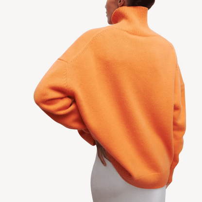 VogeLuxe | Pull à col roulé oversize pour femme 1