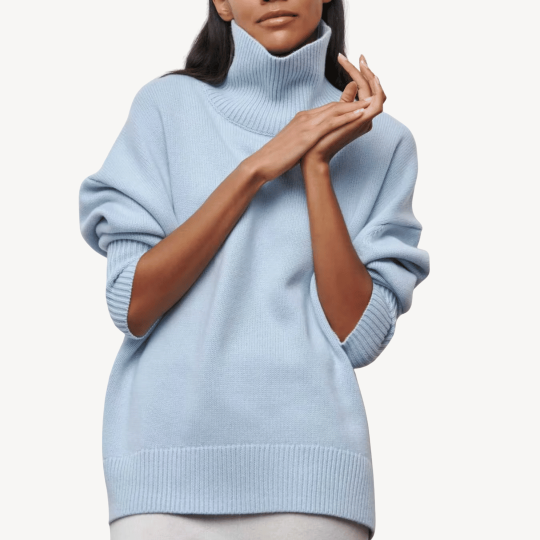 Pull Femme Col Roulé Grand Taille