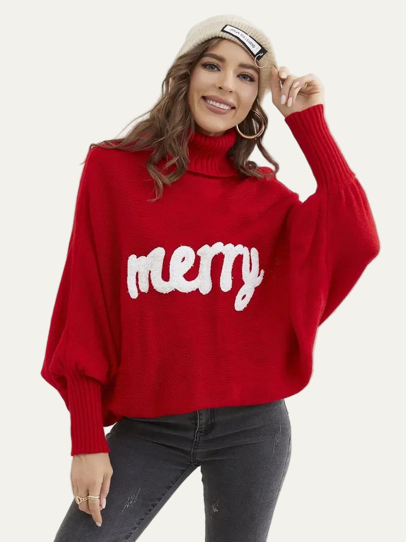 VogeLuxe | Pull à col roulé texturé Merry pour femme 0