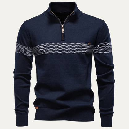 Pull Homme À Capuchon Zippé Imprimé