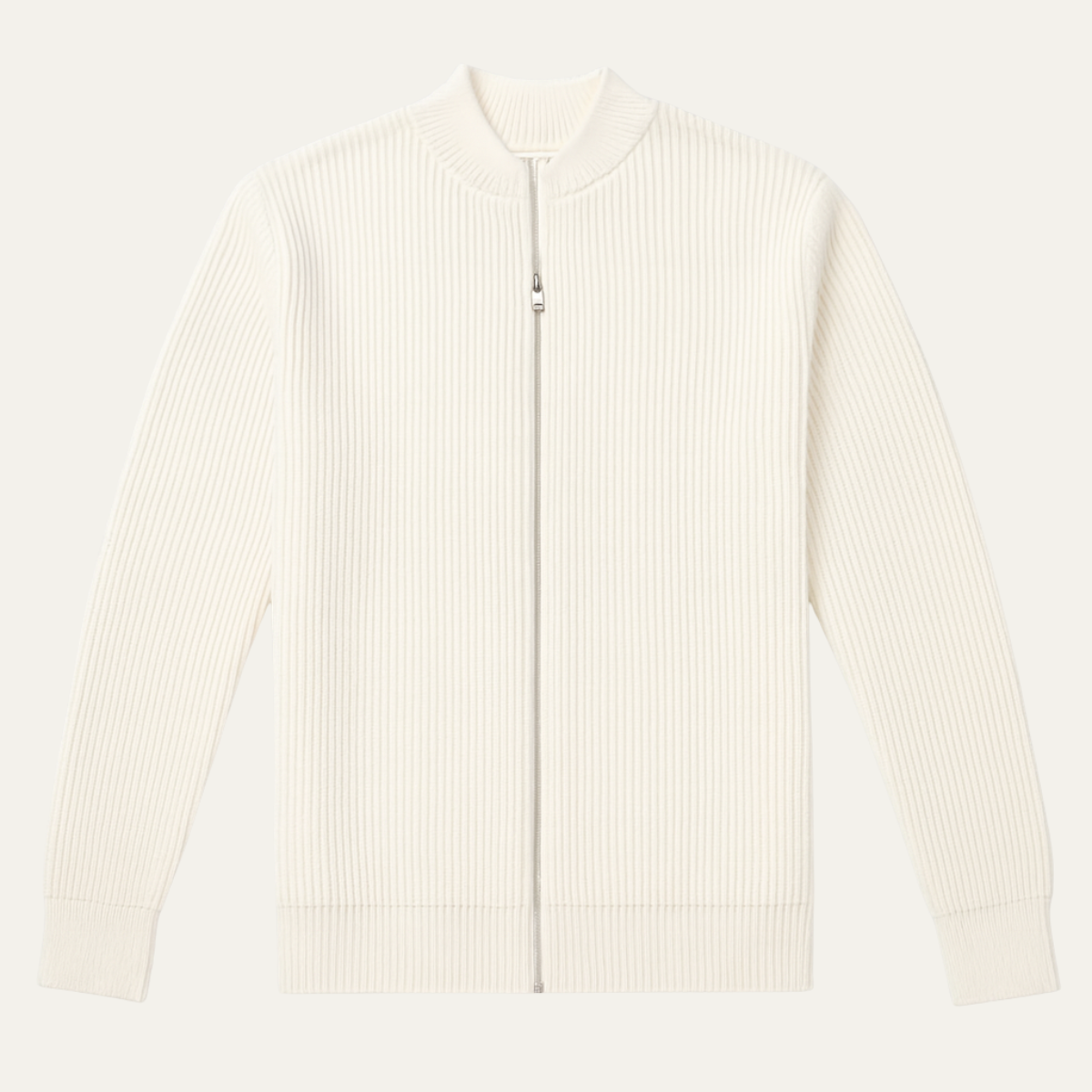Pull zippé côtelé homme chic et confortable - PanierRoyale