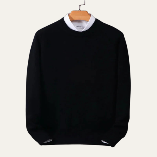 VogeLuxe | Pull classique à col rond pour homme 0