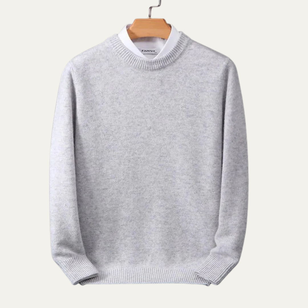 VogeLuxe | Pull classique à col rond pour homme 1