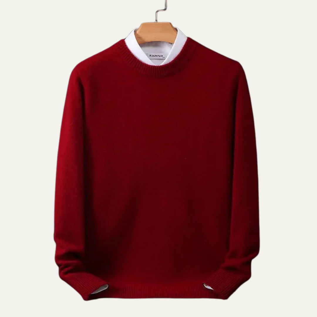 VogeLuxe | Pull classique à col rond pour homme 5