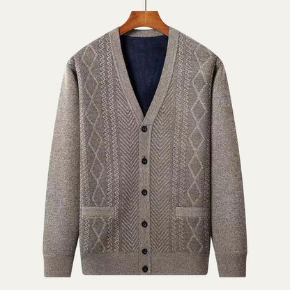 VogeLuxe | Pull classique à col zippé pour homme 0