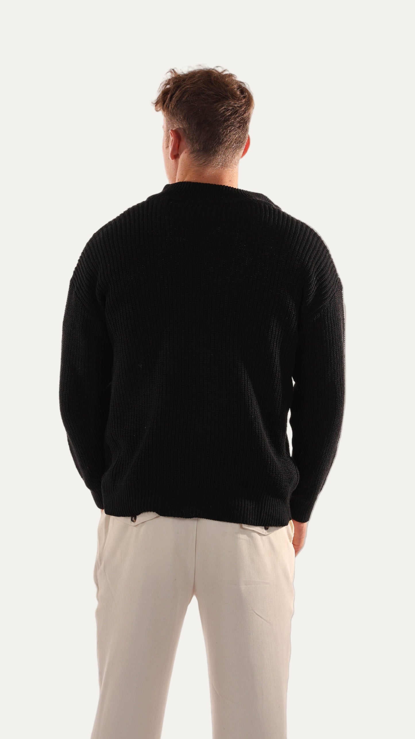 VogeLuxe | Pull classique à col zippé pour homme 1