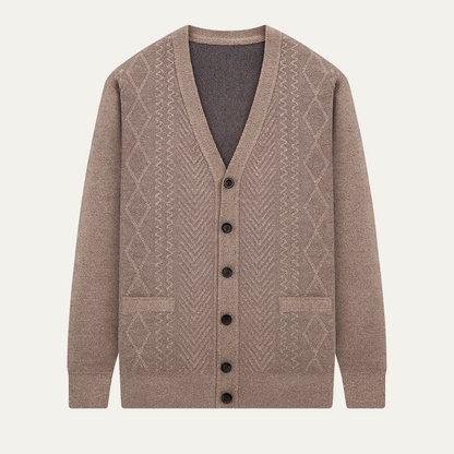 VogeLuxe | Pull classique à col zippé pour homme 1