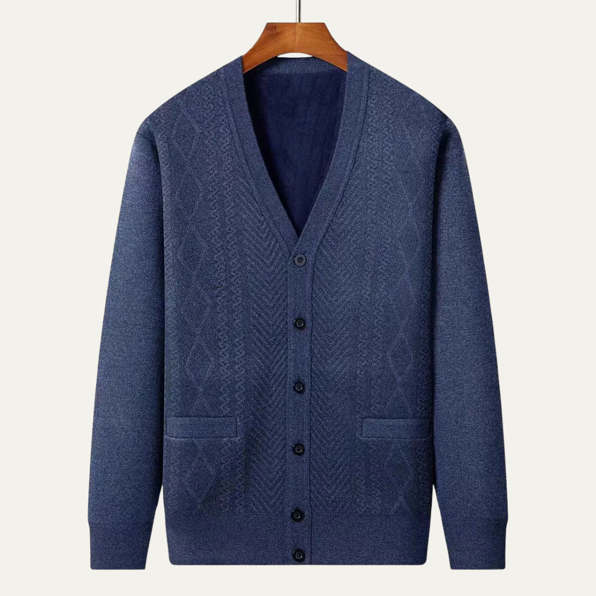 Pull Homme Col Zippé Chaud et Confortable